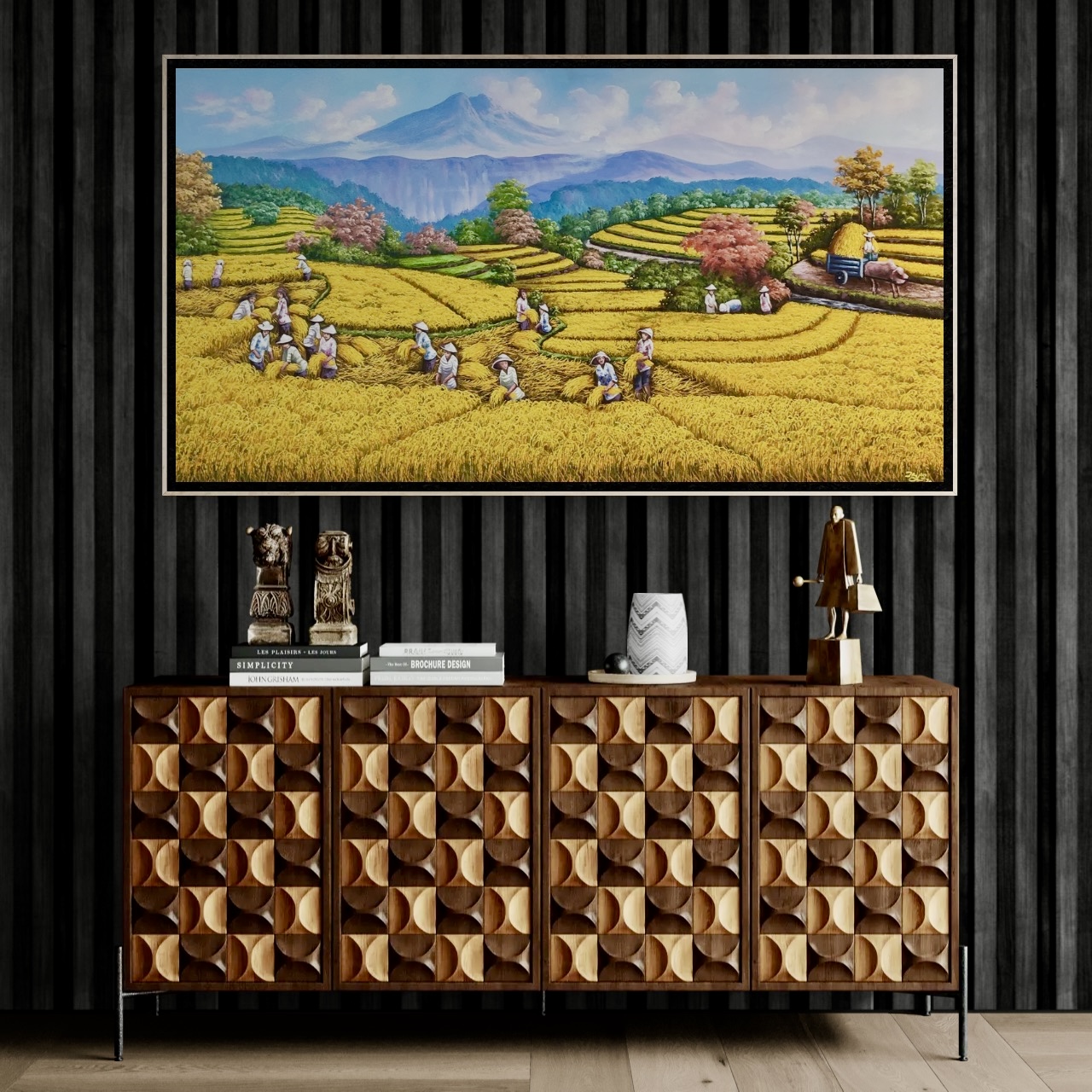 Golden Harvest Across the Terraces