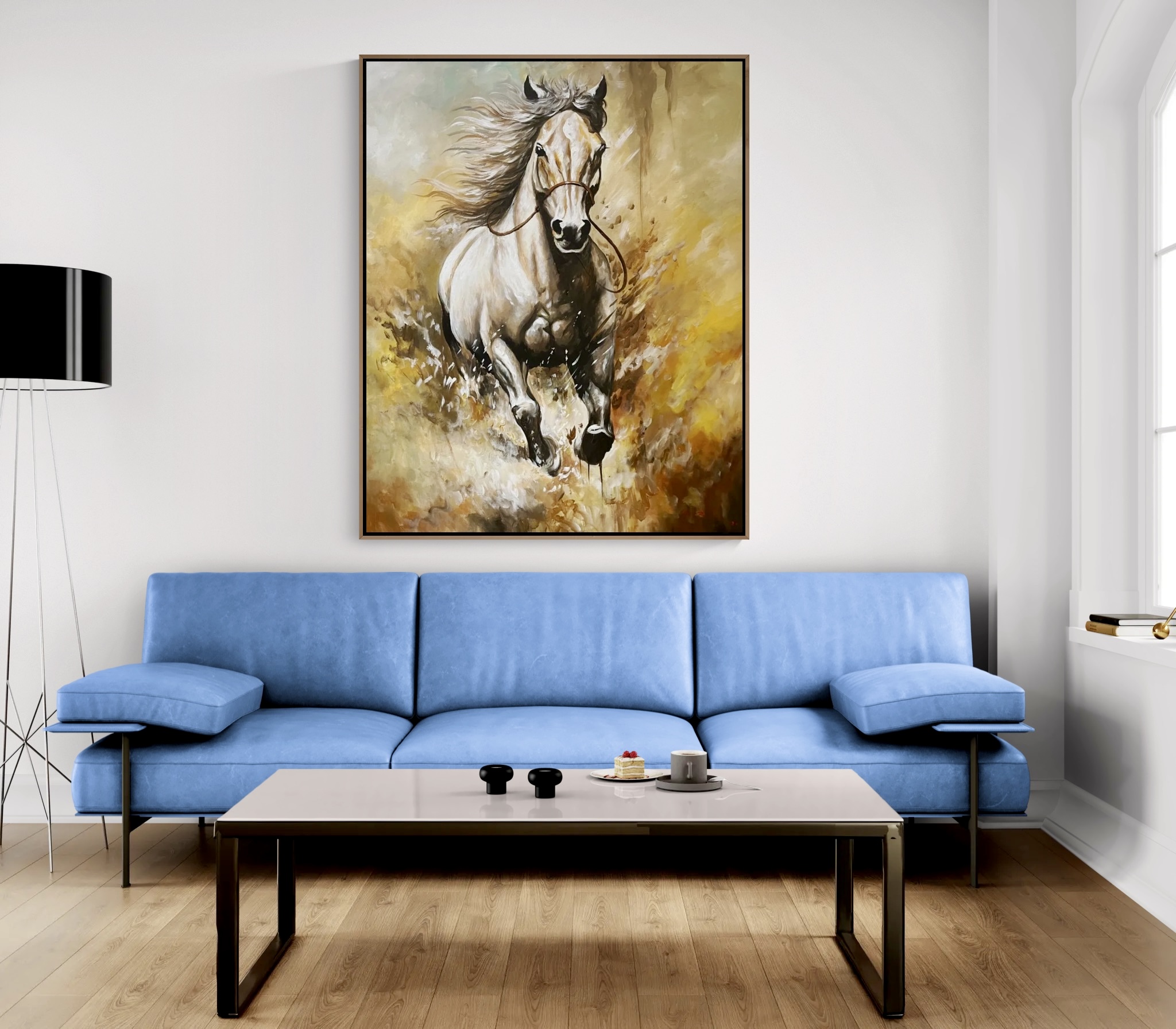 Gallop Through Golden Tempest image 2