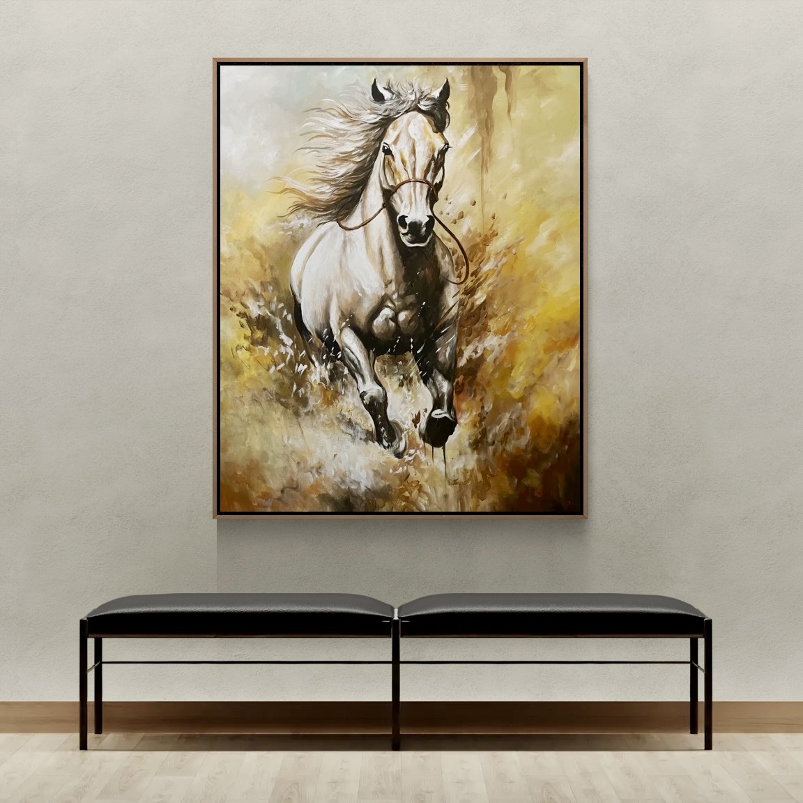 Gallop Through Golden Tempest image 3