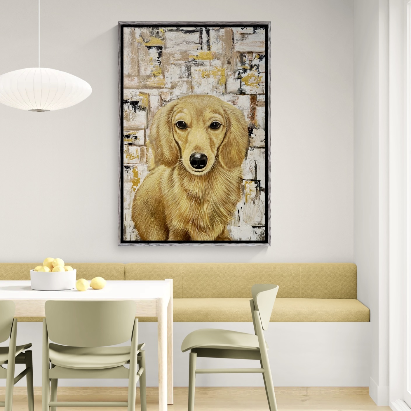 Golden Gaze in Textured Light image 3