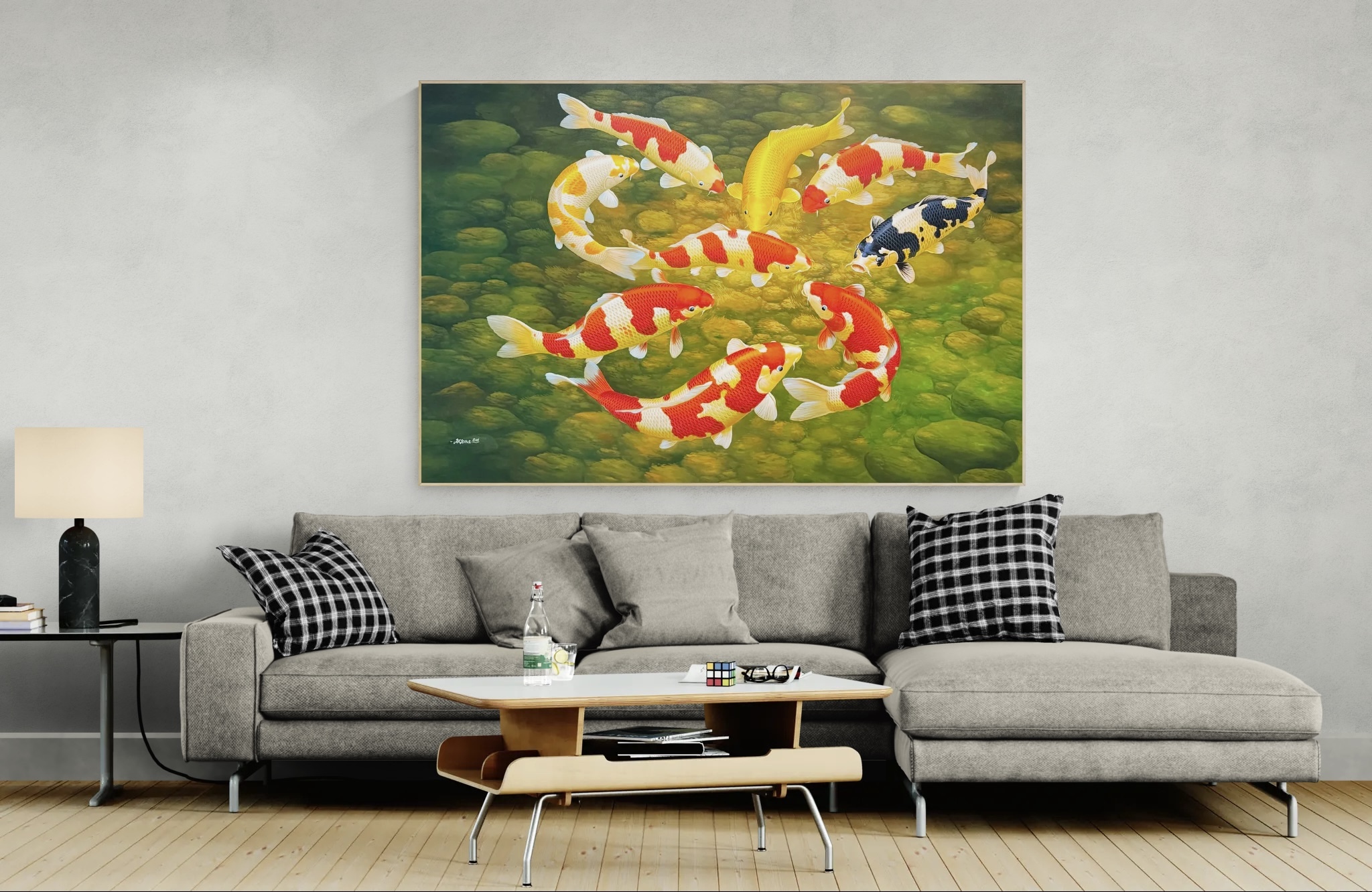 Circle of Tranquil Koi image 2
