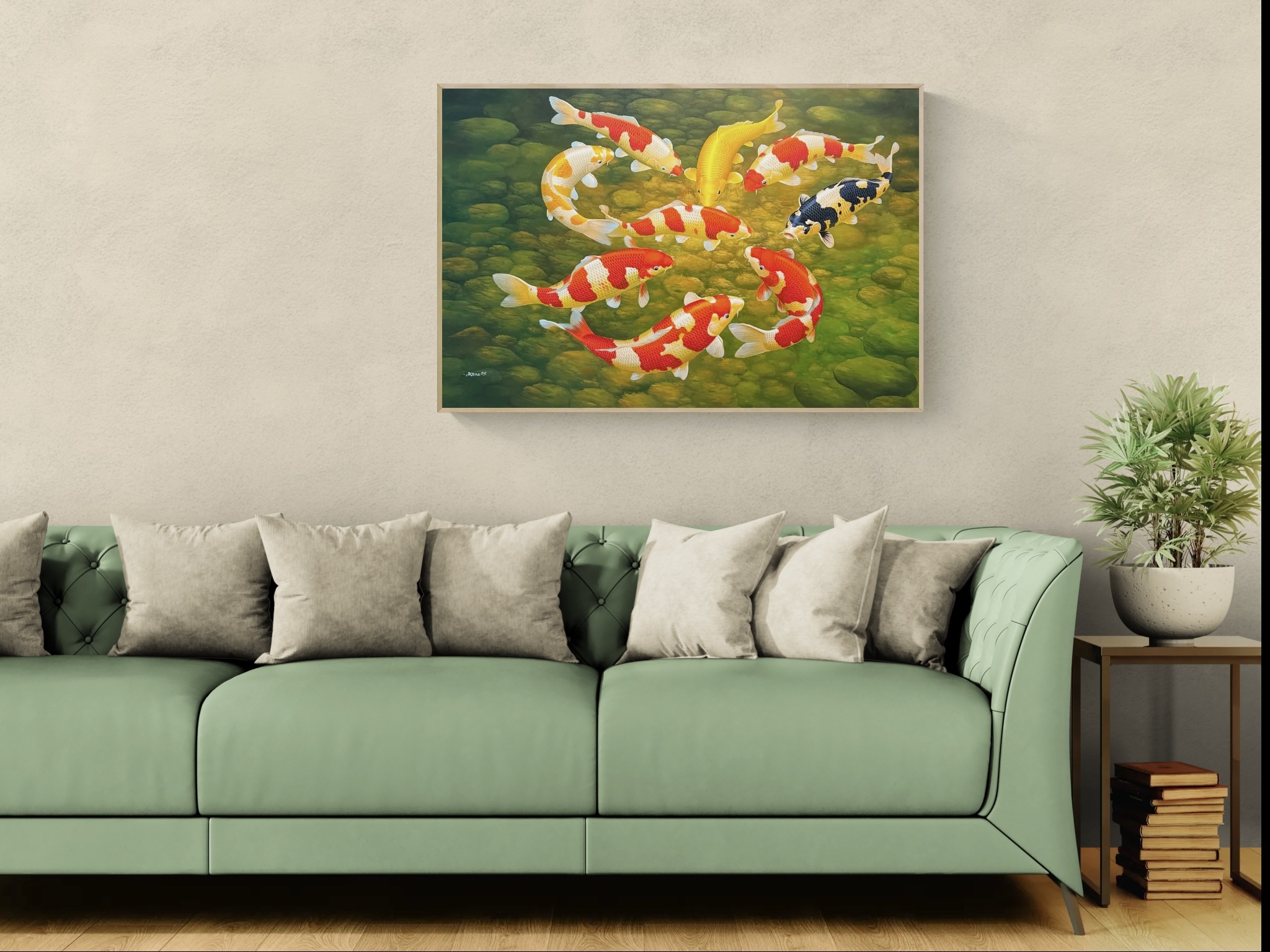Circle of Tranquil Koi image 3