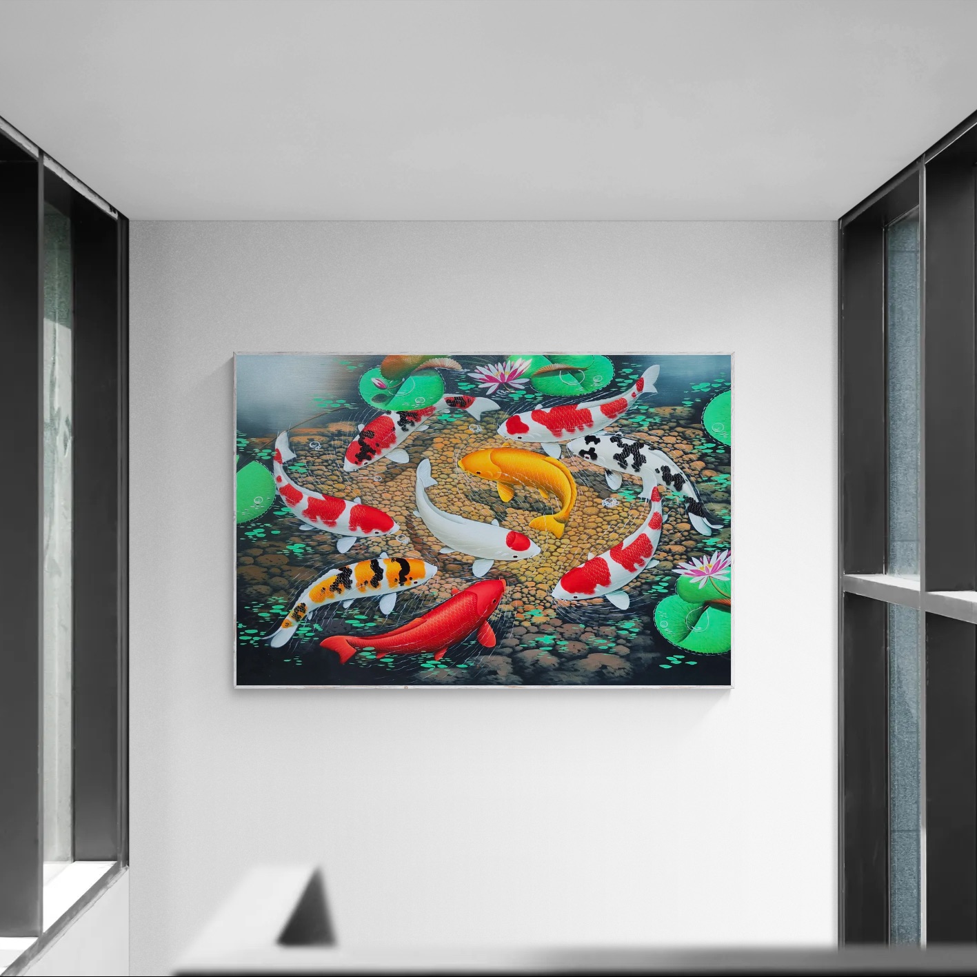 Harmony of Koi in Tranquil Waters image 4