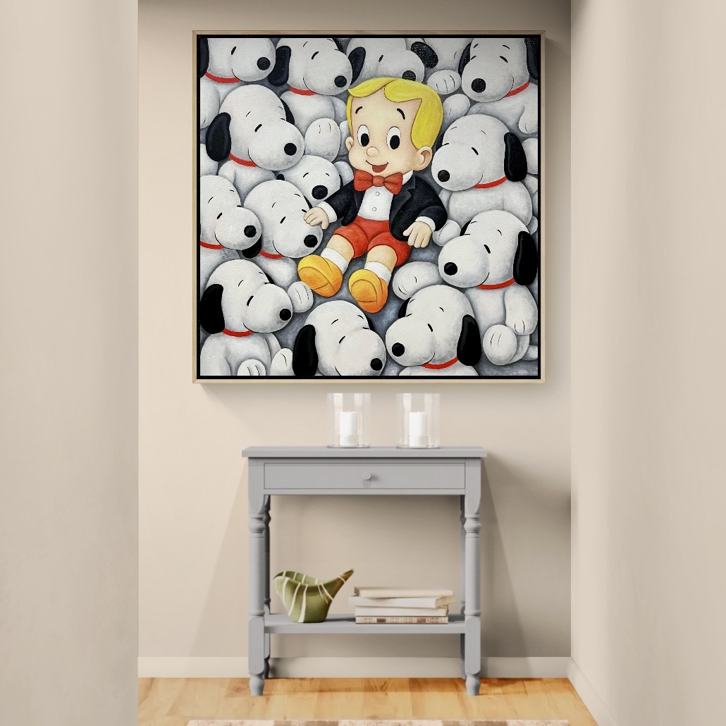 The Golden Boy in a Sea of Snoopy image 3