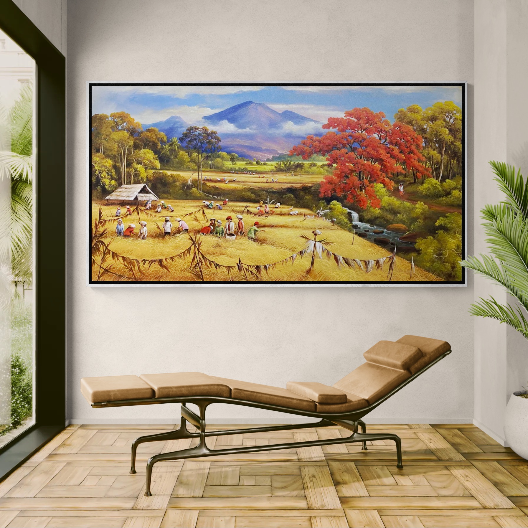 Golden Harvest Under the Autumn Sky image 2