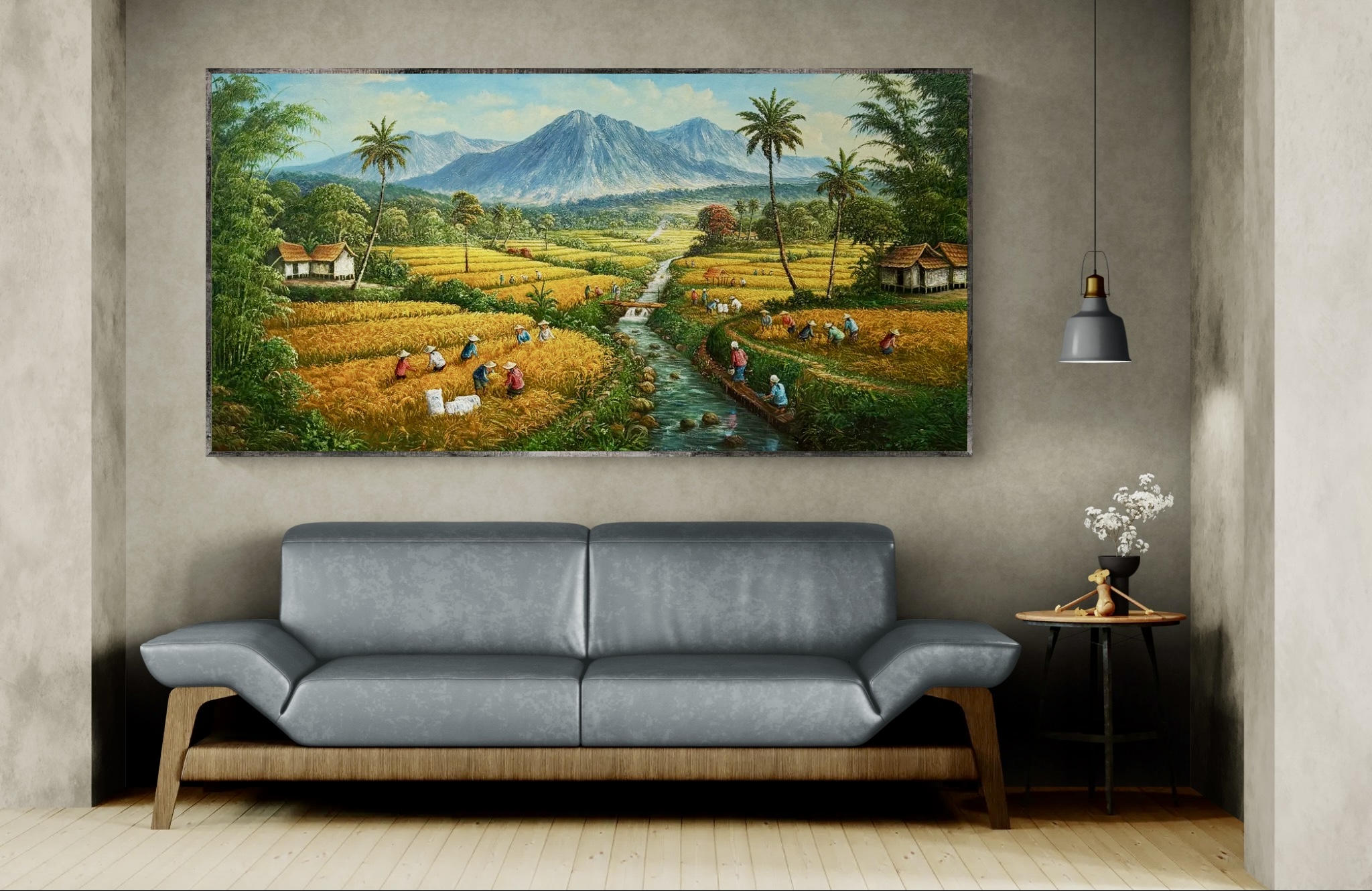 Golden Harvest at The Foot of the Peaks image 2
