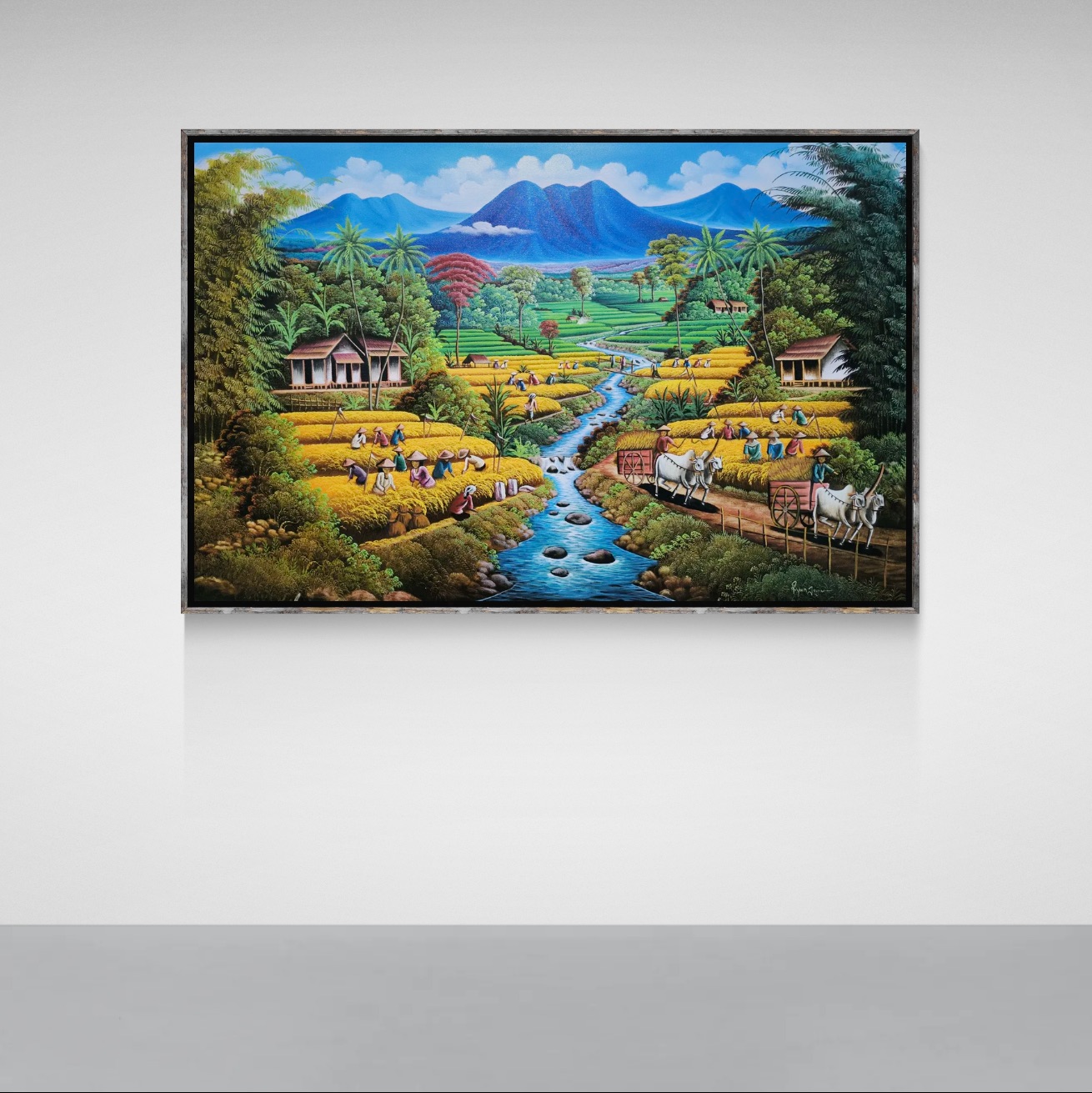 River of Harvest Through the Emerald Valey image 4