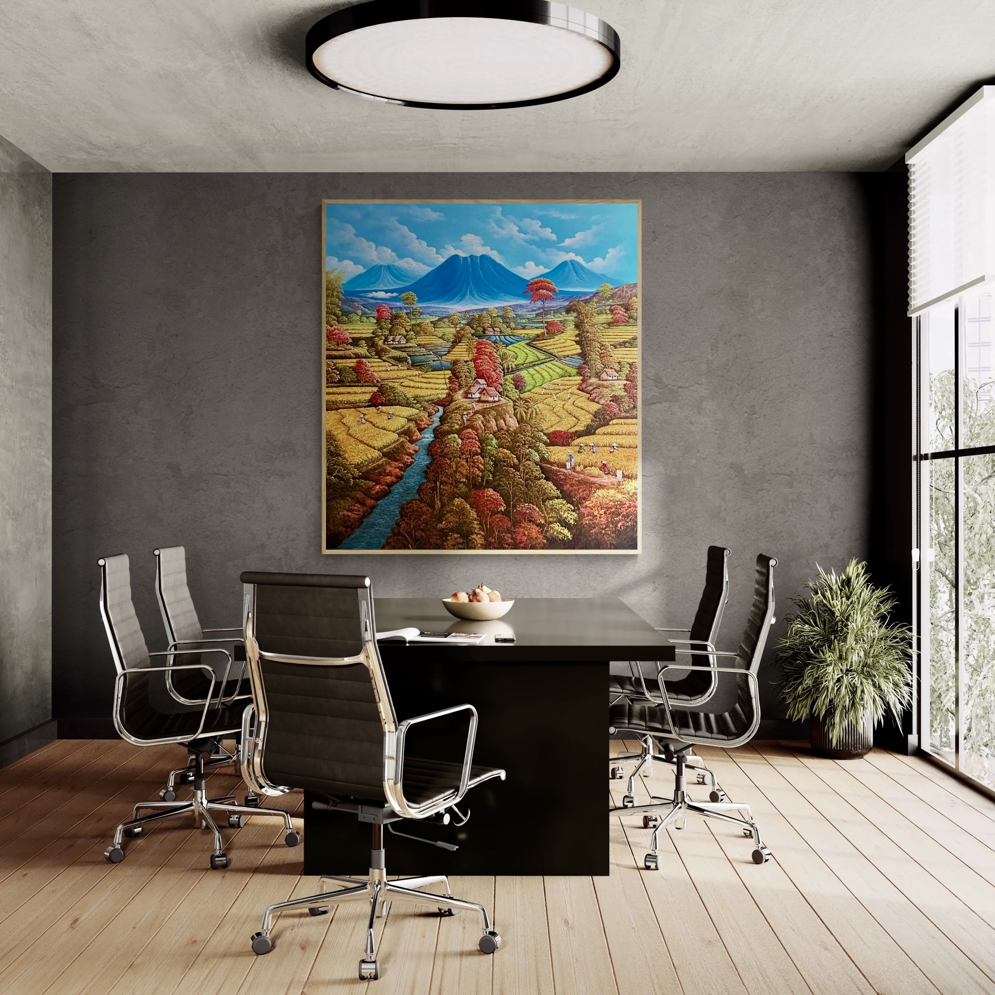 Autumn's Embrace in the Terraced Valley image 4